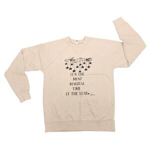 Women's Independent Trading Co Christmas Sweatshirt Small Most Magical Time